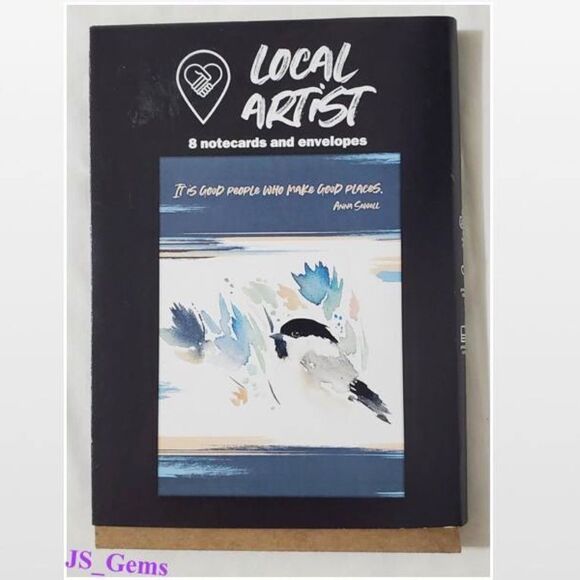 New 8 Matching Notecards & Envelopes - Picture 1 of 16